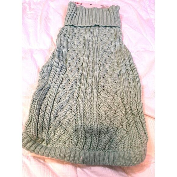 Boots & Barkley Aqua Medium Dog Pet Sweater NWT - Picture 1 of 4